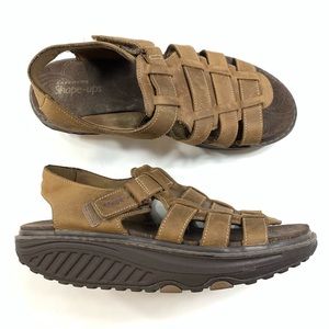 Skechers Womens Shape Up Sandals Brown Size 8.5